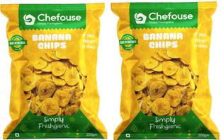CHEFOUSE Banana Chips Tangy Tomato Flavour, Kerala Banana Chips, Indian Snacks Chips