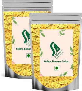 S Eleven Super Market Crispy and Crunchy Yellow Kerala Banana Chips/Banana Waffers Chips