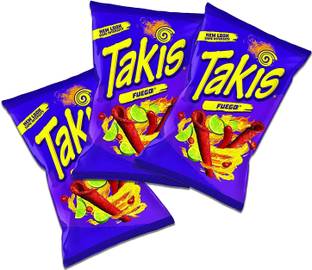 Takis Mini Fuego Hot Chili Pepper & lime Tortilla (USA) Chips