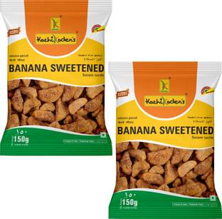 kozhikoden's Jaggery Coated Banana Chips Traditional Kerala Snack Sweet & Crunchy Chips