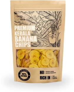 FLAVORS OF KERALA Kerala Banana Chips Wafers In Coconut Oil | Fresh, Healthy, Thin, Crispy Snacks