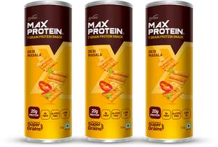 RiteBite Max Protein Chips - Desi Masala 120g(Pack of 3) Chips