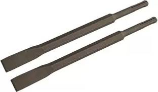 Ubod Heavy duty 2pc 250mm Flat Chisel Hammer bit For Concrete/Brick/Wall drilling Firmer Chisel Set