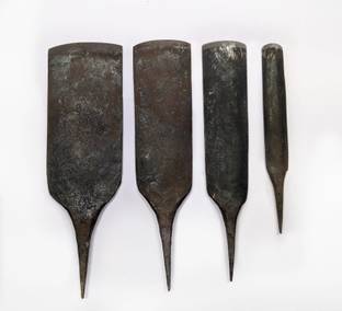 MRTSL Wood Designing Chisel 4 P, Handmade 2 in 1.5 in 1 in 0.5 in, Combination Chisel Set