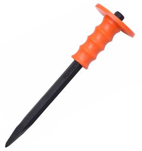 Harden 250mm Point Head Concrete Mason Cold Chisel, 1Piece Forged & Heat Treated 610812 Combination Chisel Set