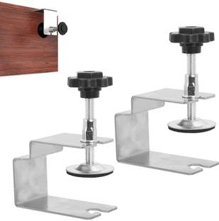 SERPLEX 2Pcs Cabinet Drawer Installation Front Adjustable Clamps Jig Combination Chisel Set