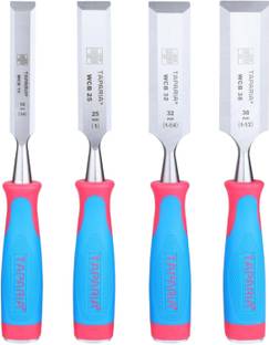 TAPARIA WCB4 Pound Through Chisel Set 19mm 25mm 32mm 38mm Bevel Chisel Set