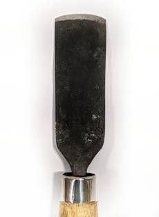 MRTSL Wood Carving-Designing, 1.5 inches Round Chisel With Wooden handle Firmer Chisel