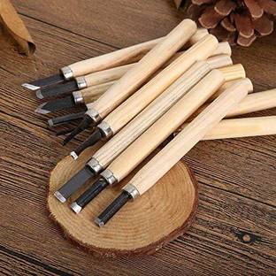 PAVITYAKSH 12PCS WOOD CARVING Professional Wood Carving Chisel Set 12PCS WOOD CARVING Paring Chisel