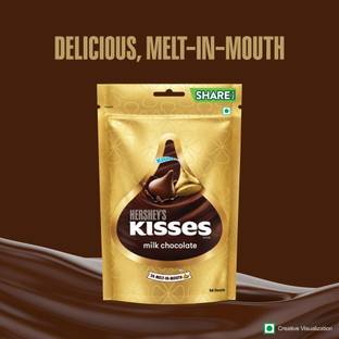 HERSHEY'S Kisses Milk Chocolate Fudges
