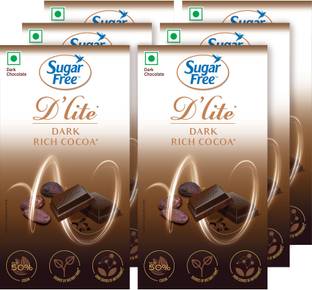 Sugarfree D'lite Rich Cocoa Dark Chocolate Bars
