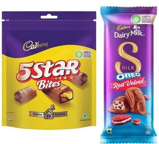 Cadbury 5 Star Chocolate & Silk Oreo Red Velvet Bars