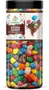 Organic Purify Rock Candy - Stone Candy 800g | Milk Stone Chocolate | Rock Shape Chocolate Brittles