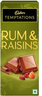 Cadbury Temptations Rum & Raisins Premium Chocolate Bars