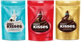 HERSHEY'S KISSES DARK N MILK N C N C CHOCOLATES Bars