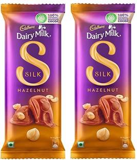 Cadbury Dairy Milk Silk Whole Hazelnut Chocolate Bar Bars