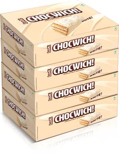LuvIt Chocwich White Crispy Wafer Chocolates | Crunchy & Delicious | Bars