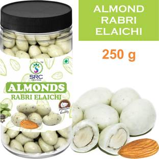 SRC Creations Almond Rabri Elaichi Chocolate | chocolate coated almonds Caramels