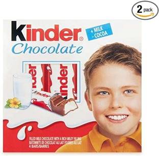 Kinder Milk Chocolate 4 Bar Bars