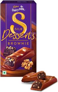 Cadbury Dairy Milk Silk Desserts Walnut Brownie Chocolate Bar Bars