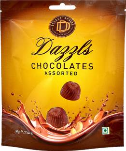 Dessertspring DAZZLS - 60G ASSORTED CHOCOLATE - PACK OF 2 Bites
