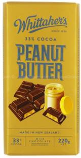 Whittaker's 33% Cocoa Peanut Butter with Milk Chocolate Bars