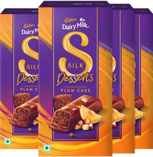 Cadbury Dairy Milk Silk Desserts Plum Cake Chocolate Bars