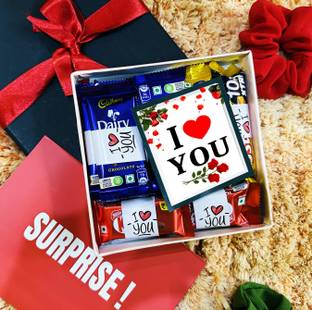 OddClick I Love You Valentine day special gift 10 pcs Chocolate Gift Box Truffles
