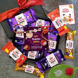 OddClick Religious rakhi set rakhi for brothers rakhi gift hamper brother Mauli Thread Chawal Roli Pack, Rakhi, Greeting Card, Showpiece  Set