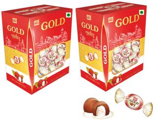 HUGS Gold Twist Center-filled Milk Chocolate Gift Box | Chocolate Pack for Gifting Truffles