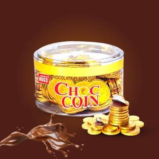Choc Coin Chocolate Flavor Gold Coin Candy (IMPORTED FROM THAILAND) Truffles
