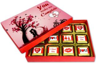Midiron Special Chocolate Gift Box for Girlfriend, Wife, Boyfriend, Husband, Lovers On Valentine, Birthday, Anniversary and Special Occasion Fudges