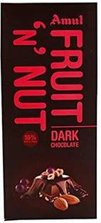 Amul Dark Chocolate Bar - Fruit N Nut 150g Bars