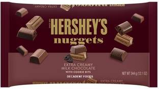 Decadent Foods Hersheys Nuggets Extra Creamy Milk Chocolate with Cookie Bites