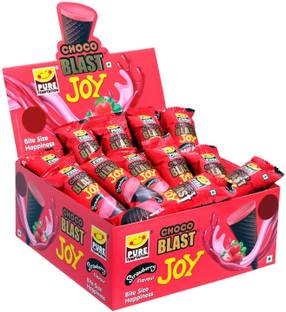 Pure Temptation Joy Strawberry Chocolate Filled Mini Cones - Birthday Gift Box | Cone Bites