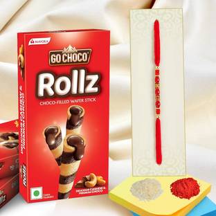 OddClick Unique rakhi set rakhi for brothers rakhi with chocolate box Combo Bites