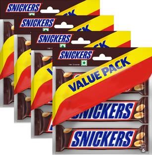 Snickers Value Pack Peanut Filled Chocolates Bars, Loaded with Nougat & Caramel