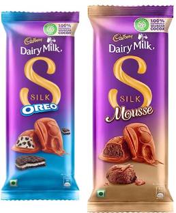 Cadbury Silk Oreo Chocolate Bar & Mousse Chocolate Bars