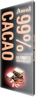 Amul 99% CACAO ULTIMATE DARK CHOCOLATE SUPER DELICIOUS Bars