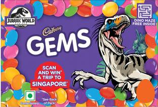 Cadbury Gems Chocolate Candy Pack Crackles