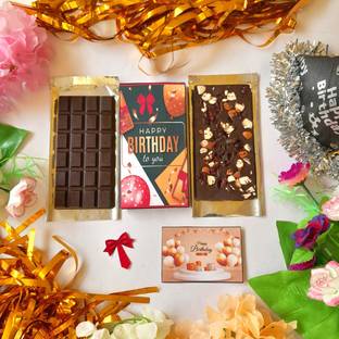 Expelite Happy Birthday Chocolate Bar Gift Box for BoyFriend-100 gm Happy Birthday to you Chocolate Gift For Girlfriend Bars