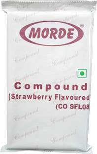 Morde Strawberry Chocolate Compound Slab -500g Bars