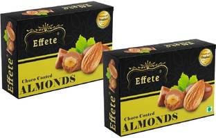 Effete Chocolate Coated Roasted Almonds Chocolate(32GM) almond chocolate,Pack of 2 Bites
