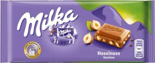 milka Haselnuss ( Hazelnut Chocolate) Bars