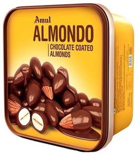 Amul Almondo Roasted Almonds Coated With Milk Chocolate Bars