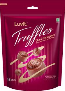 LuvIt Truffles Rich Caramel Flavour Filled Chocolate | Delight Pack | Truffles