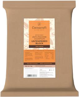 Cocoacraft 70% Cocoa Bitter sweet Dark Chocolate Couverture Block Bars