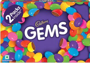 Cadbury Gems Chocolate Candy Pack Crackles