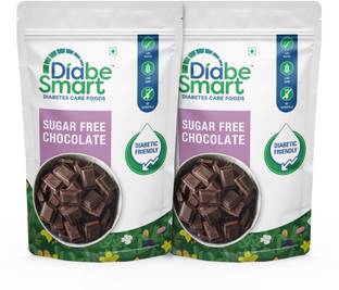 DiabeSmart Diabetic Dark Chocolate Bites| Sugar Free Naturally Sweetened Healthy Chocolate Bites