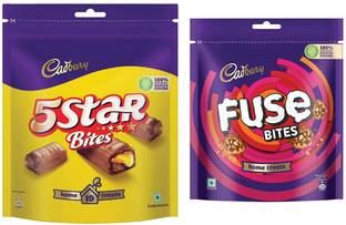 Cadbury 5 Star Chocolate & Fuse Peanut Bars